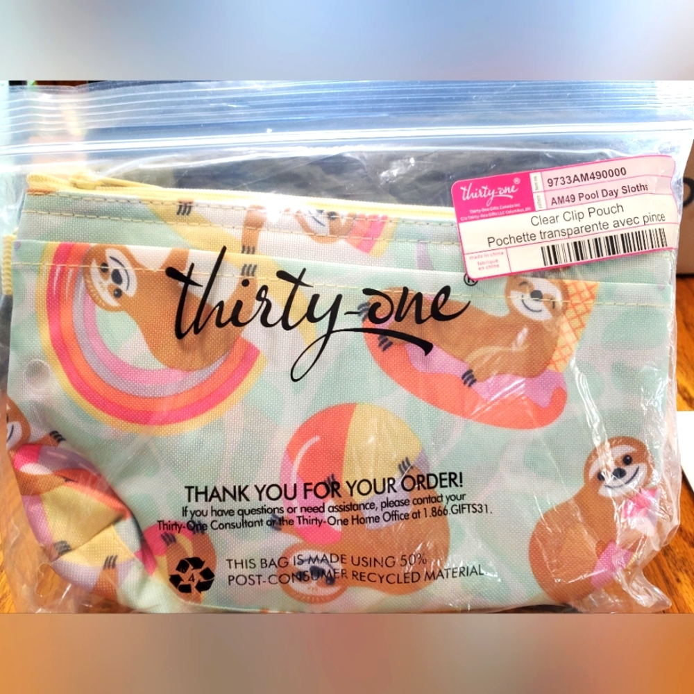 Thirtyone Clear clip pouch